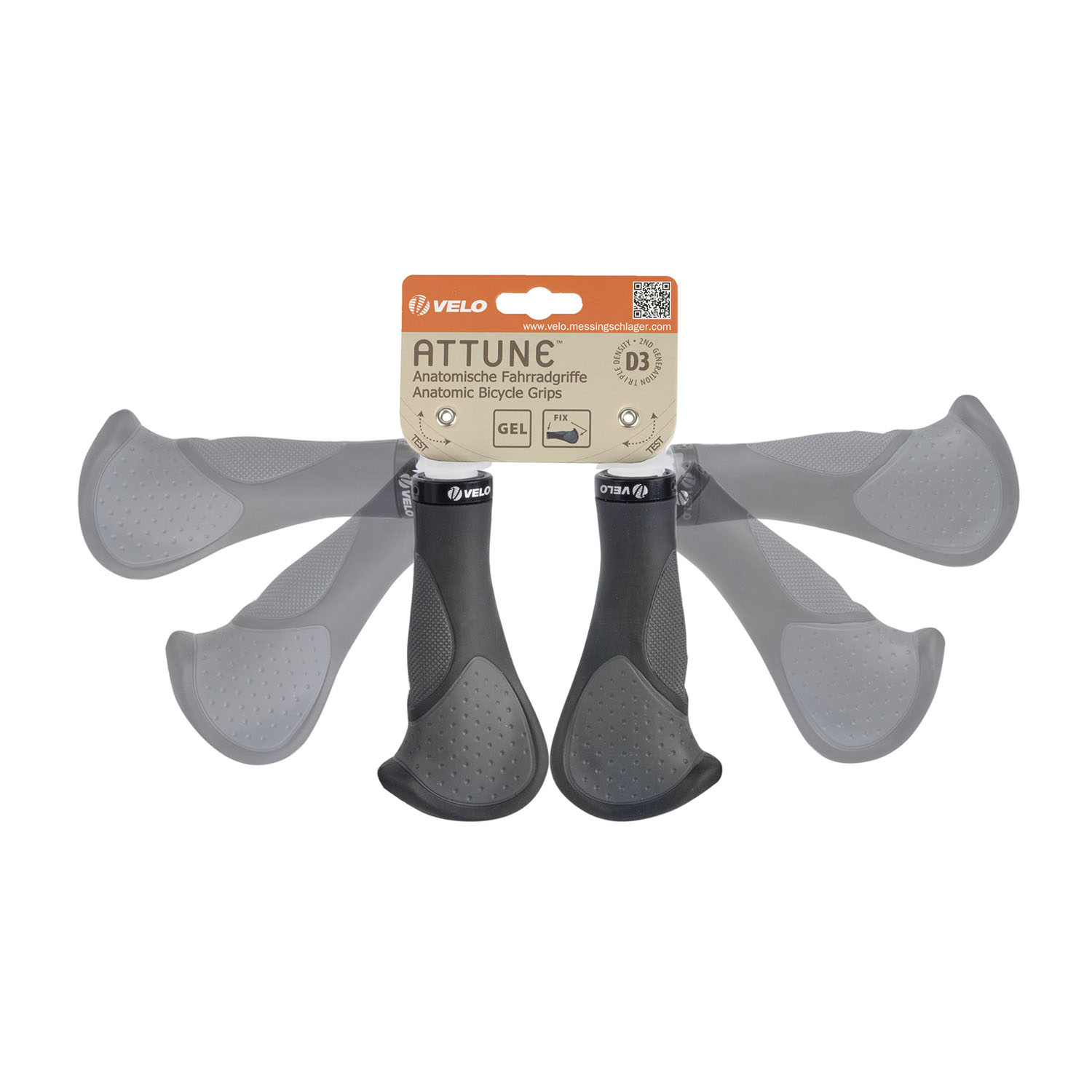 Poignées VELO Ergogel D3 Bar