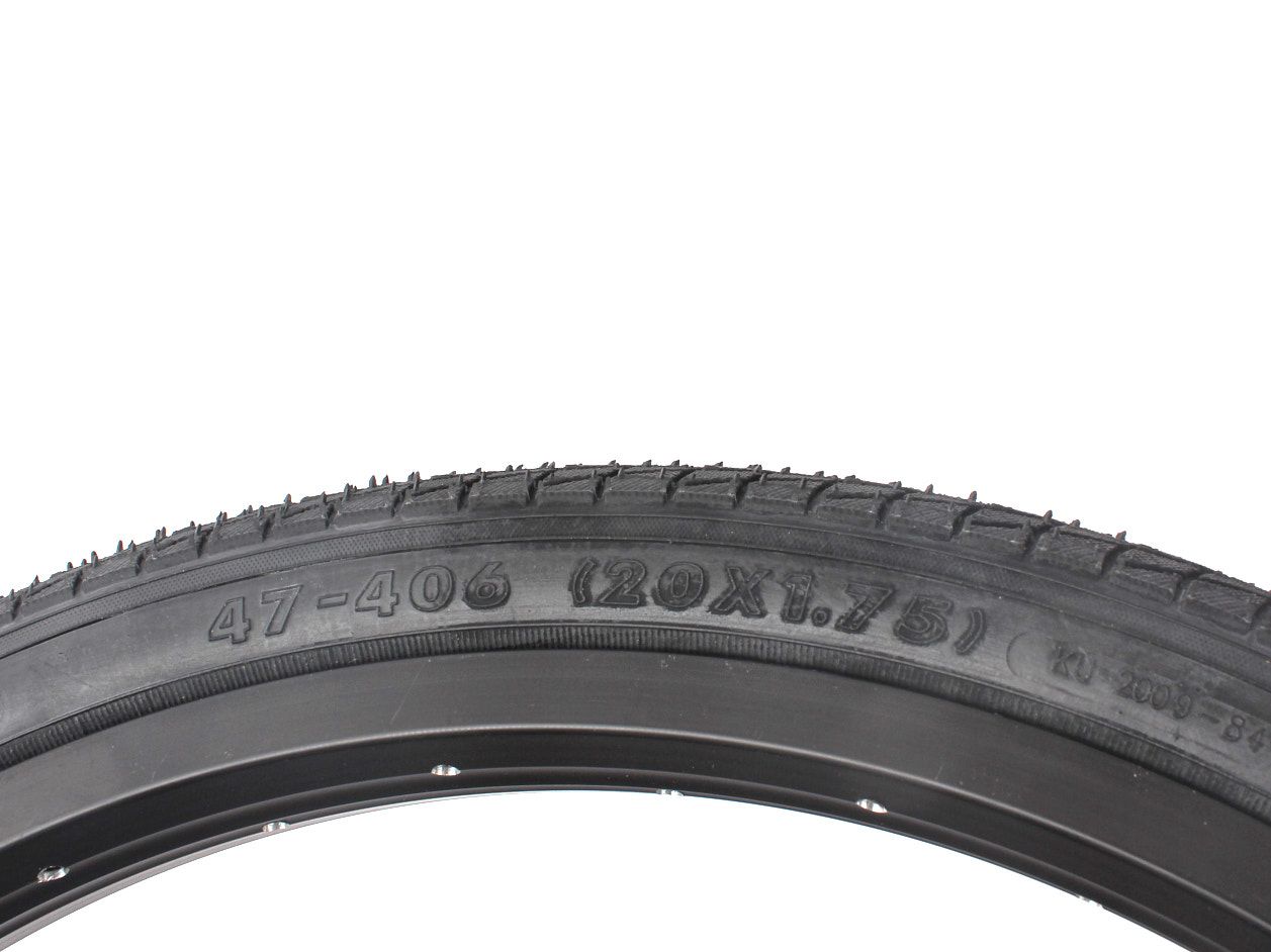BMX tire set KUJO Tony T 20 inch x 1.75 inch + AV inner tube