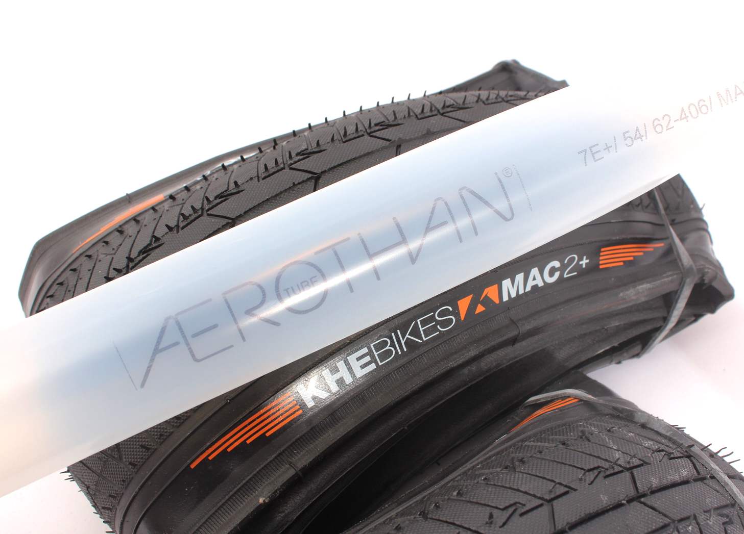 BMX tires 2x MAC2+ folding + 2x Schwalbe Aerothan tube