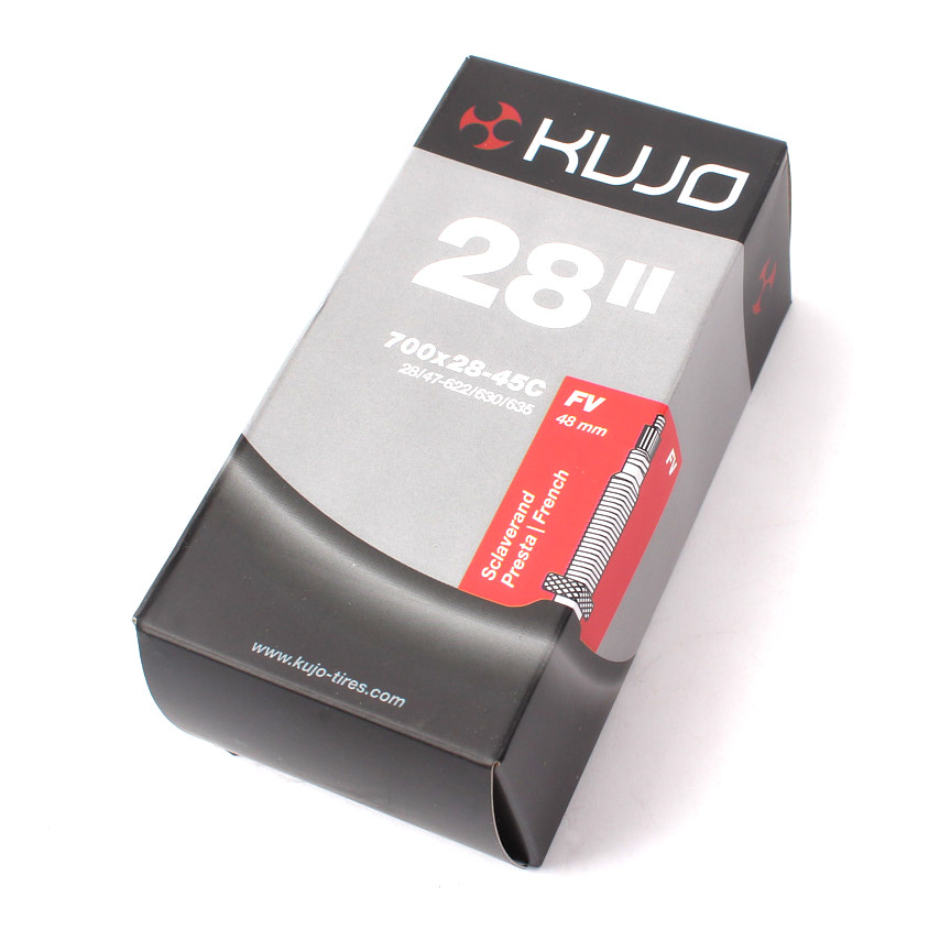 Chambre à air de vélo KUJO 28 pouces / 700 x 28-45C FV