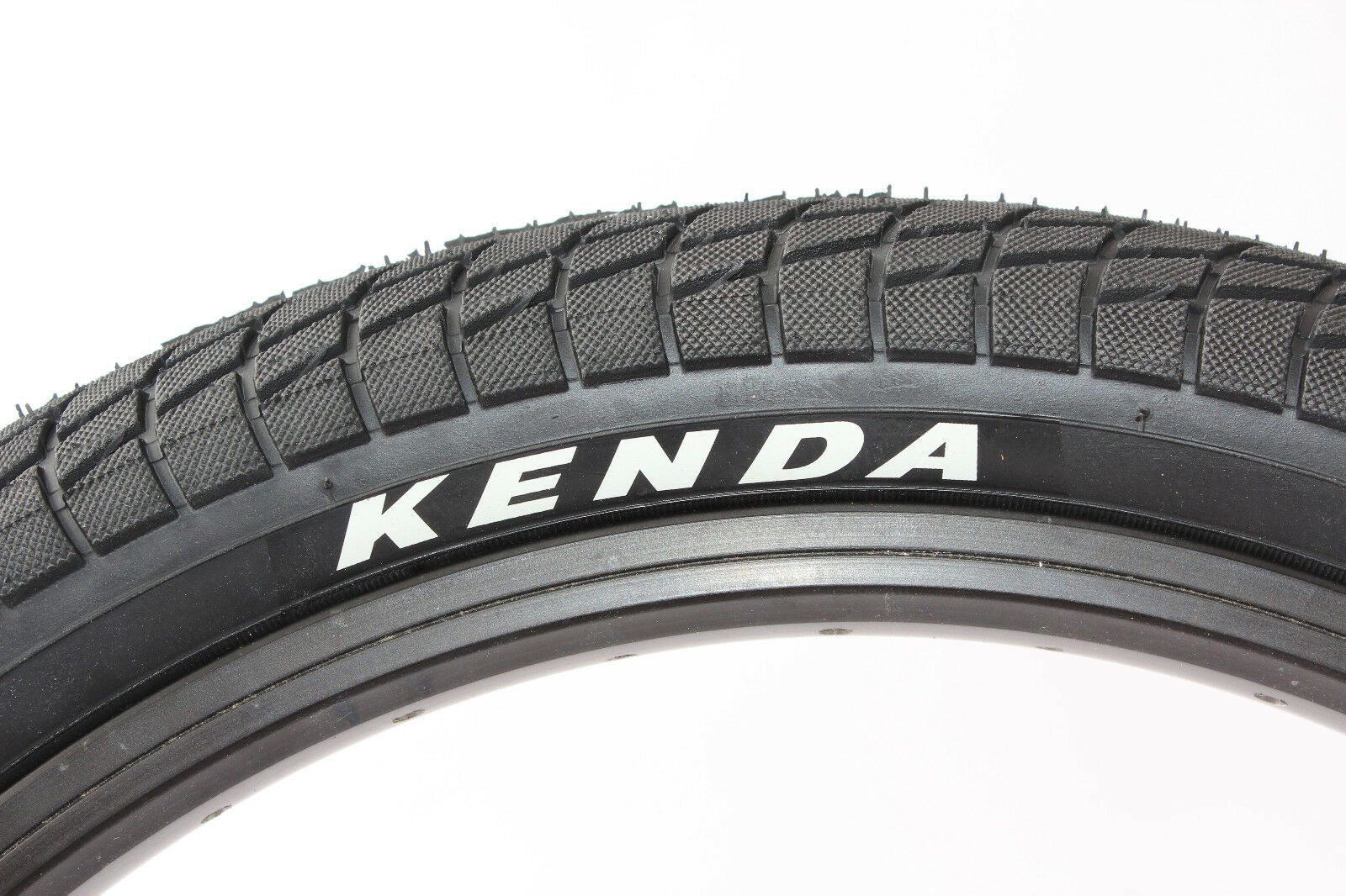 BMX tire set KENDA 18 inch x 2.25 inch black + AV inner tube