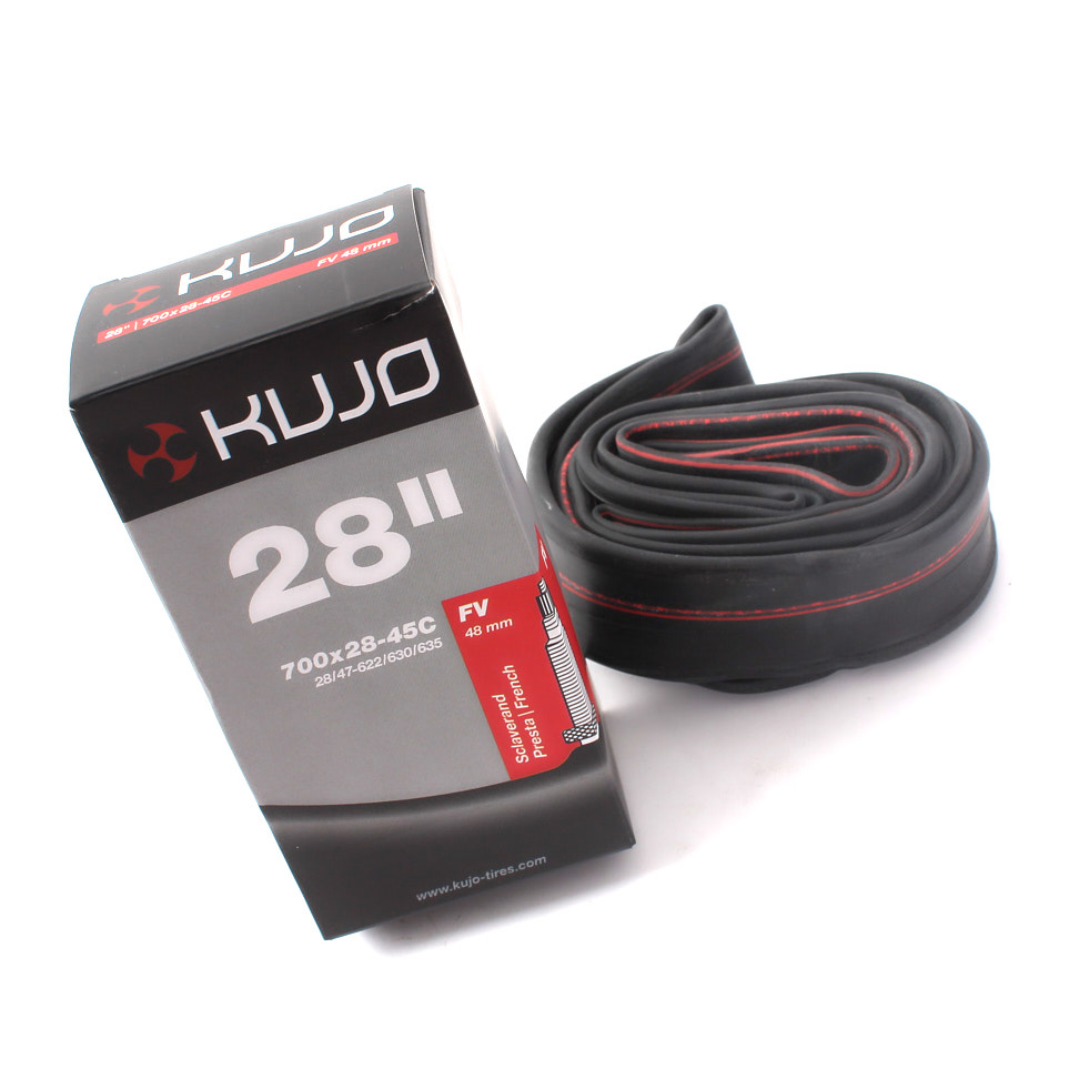 Chambre à air de vélo KUJO 28 pouces / 700 x 28-45C FV