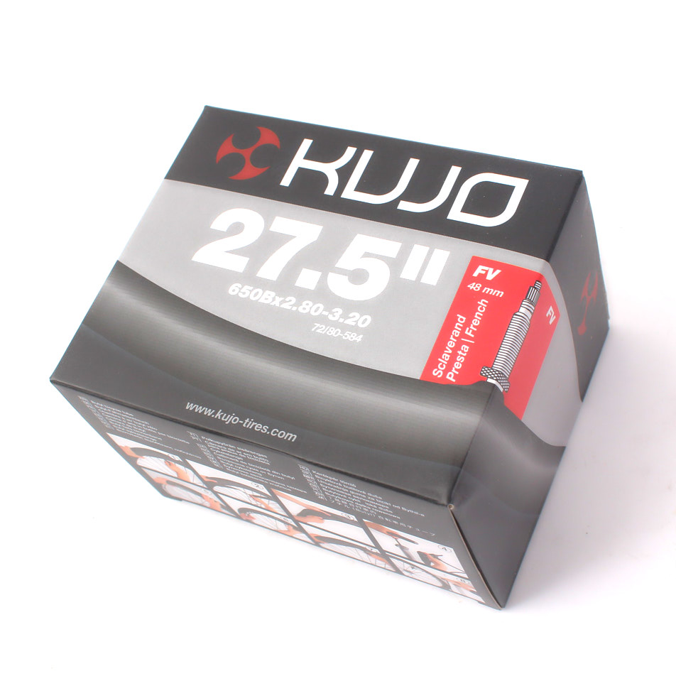 Chambre à air de vélo KUJO 27,5 x 2,8 - 3,2 pouces FV