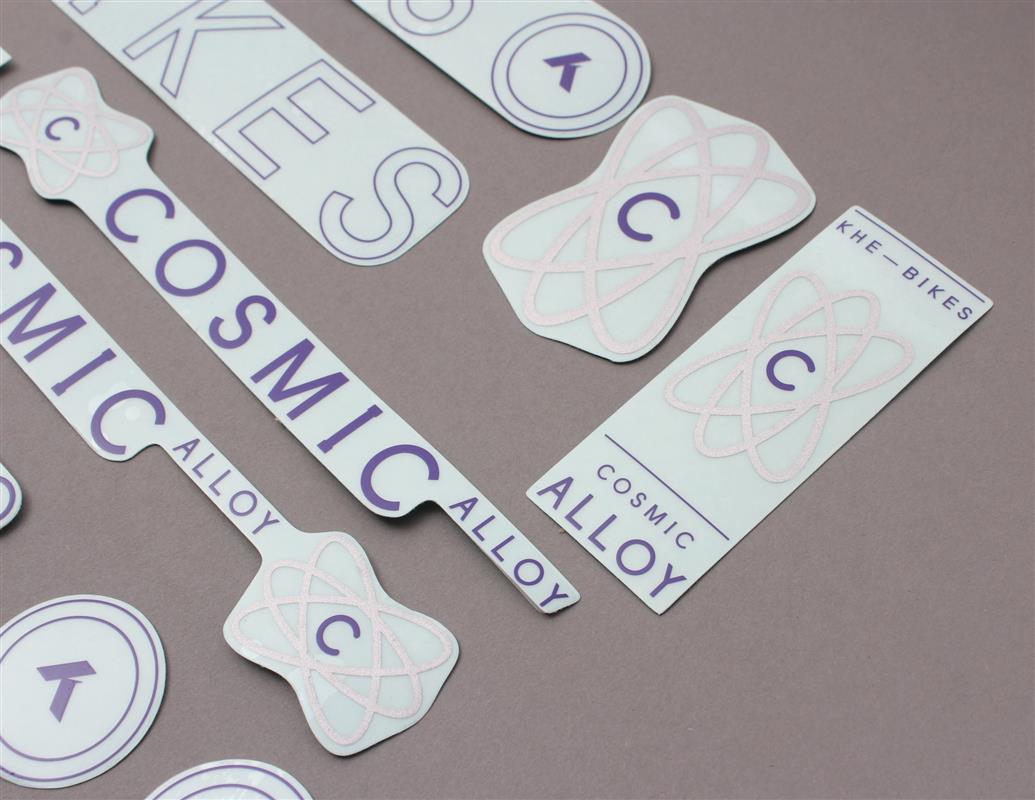 Original KHE COSMIC AL sticker set