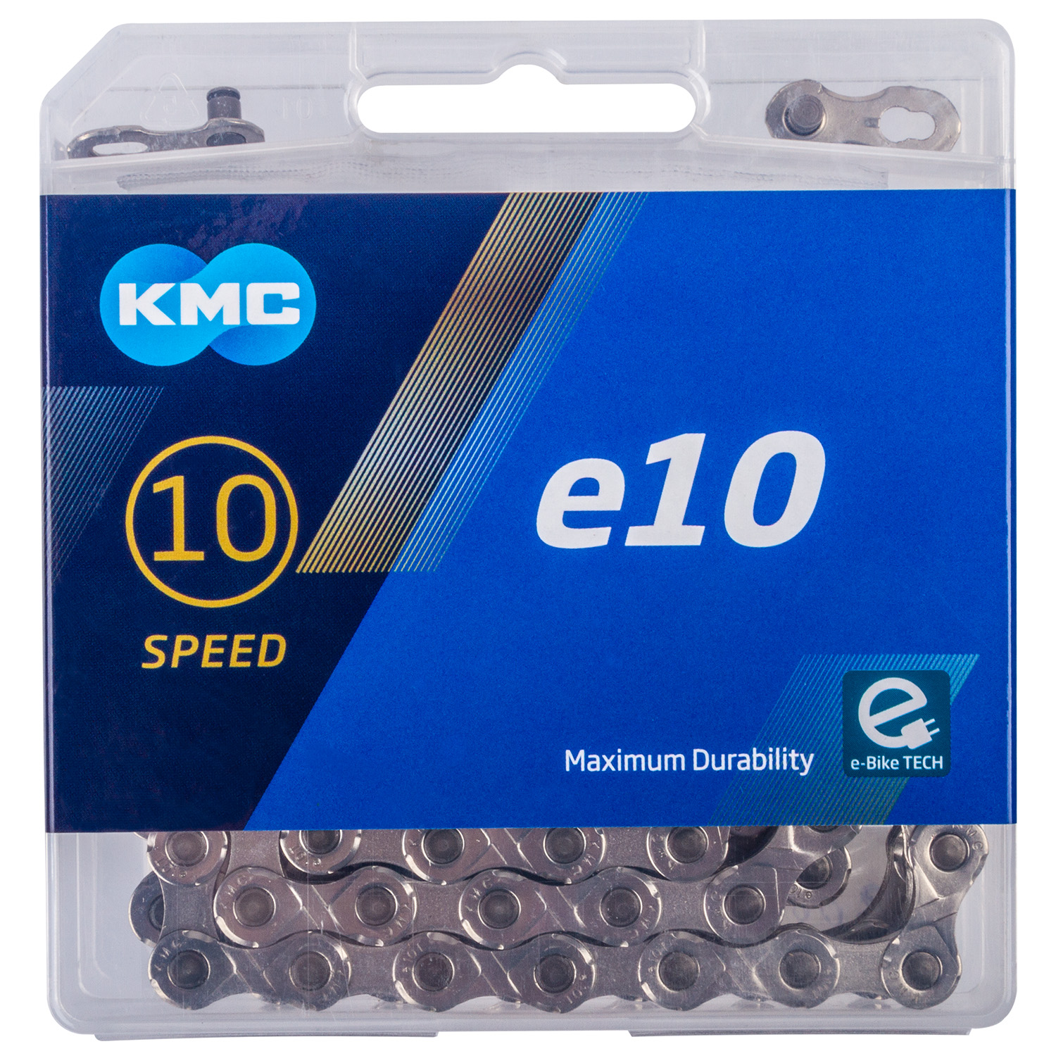 Kopie von MTB Kette KMC e10 Silver Schaltungskette #1