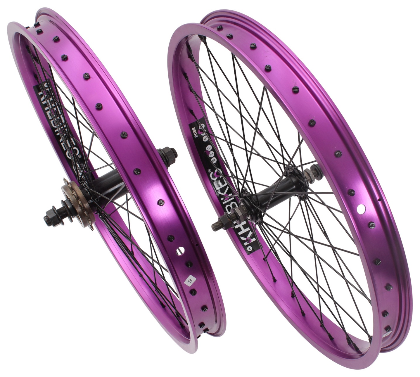 BMX wheelset KHE PRISM 20 inch purple
