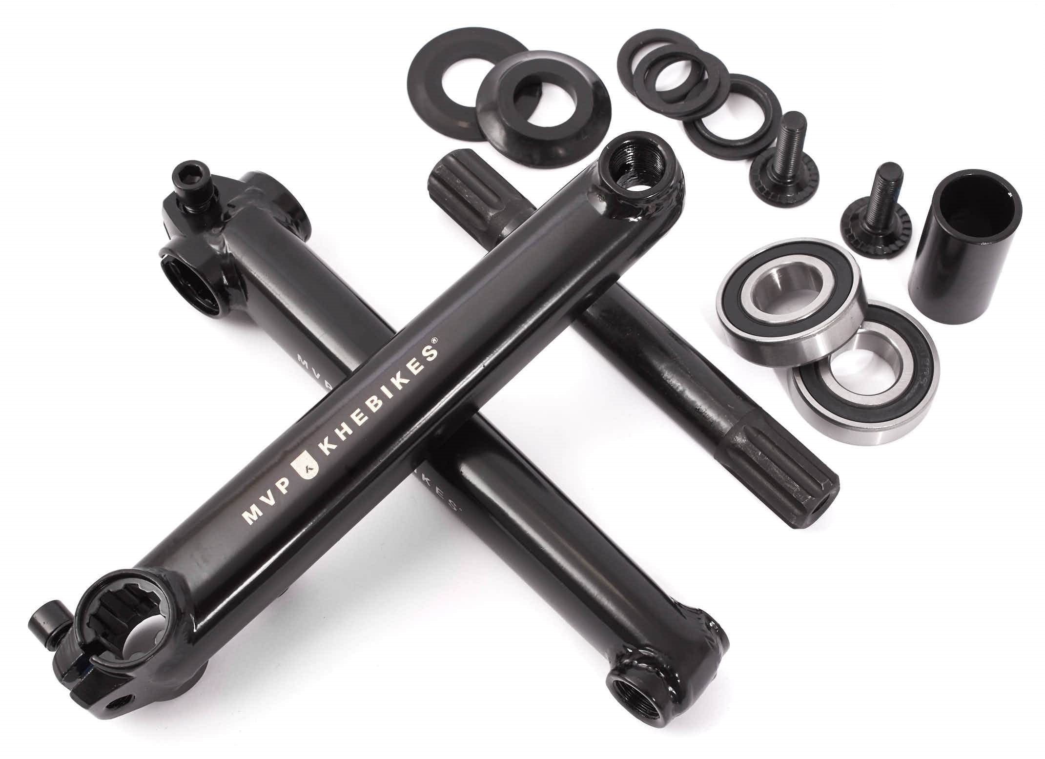 BMX Kurbelset von MVP in Schwarz