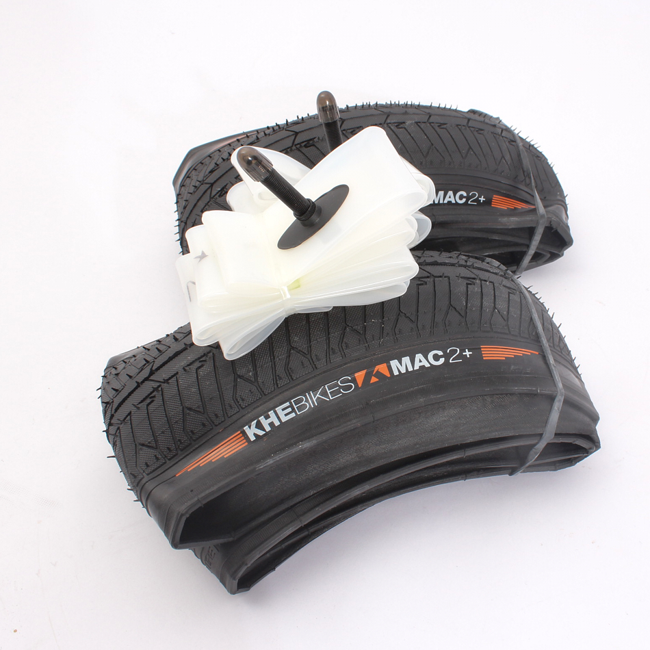 Pneus BMX 2x MAC2+ pliables + 2x chambre à air Schwalbe Aerothan