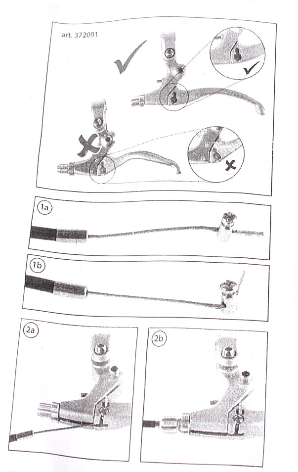 Câble de frein BMX pour rotor