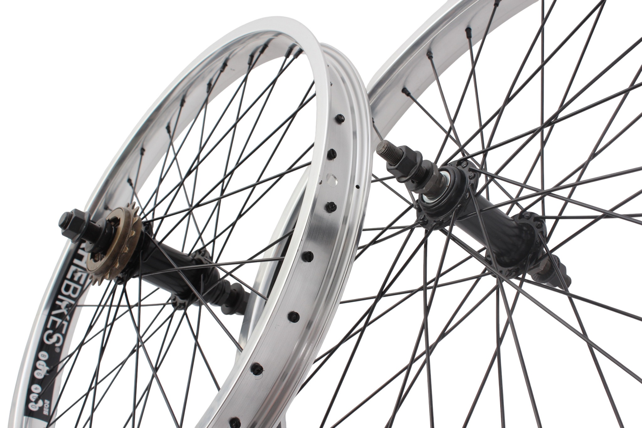 BMX wheelset KHE PRISM 20 inch silver