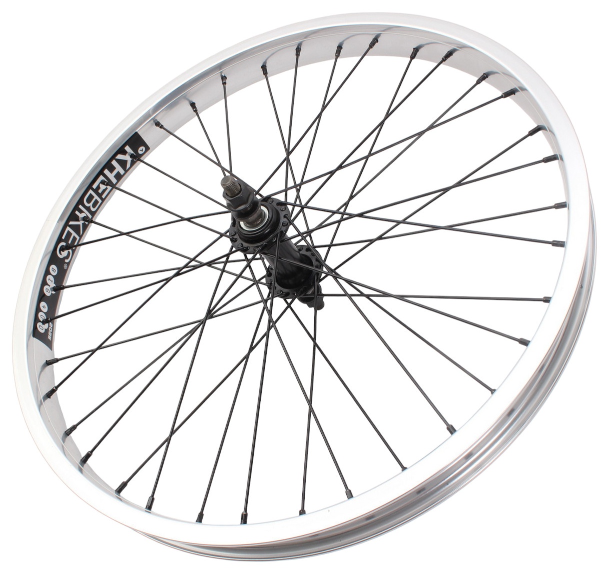 BMX front wheel KHE PRISM 20 inch silver