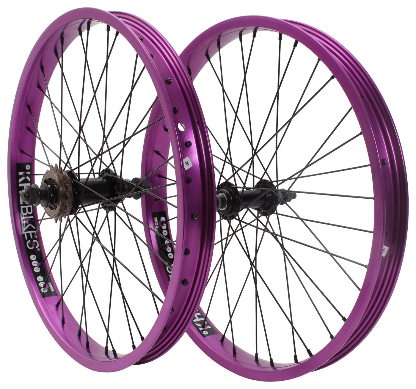 BMX wheelset KHE PRISM 20 inch purple