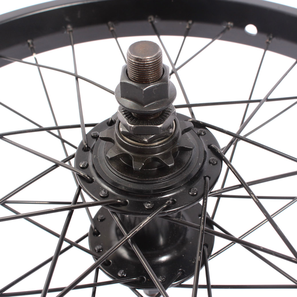 175 mm lange Kassettennabe in Schwarz mit 14mm Gewinde