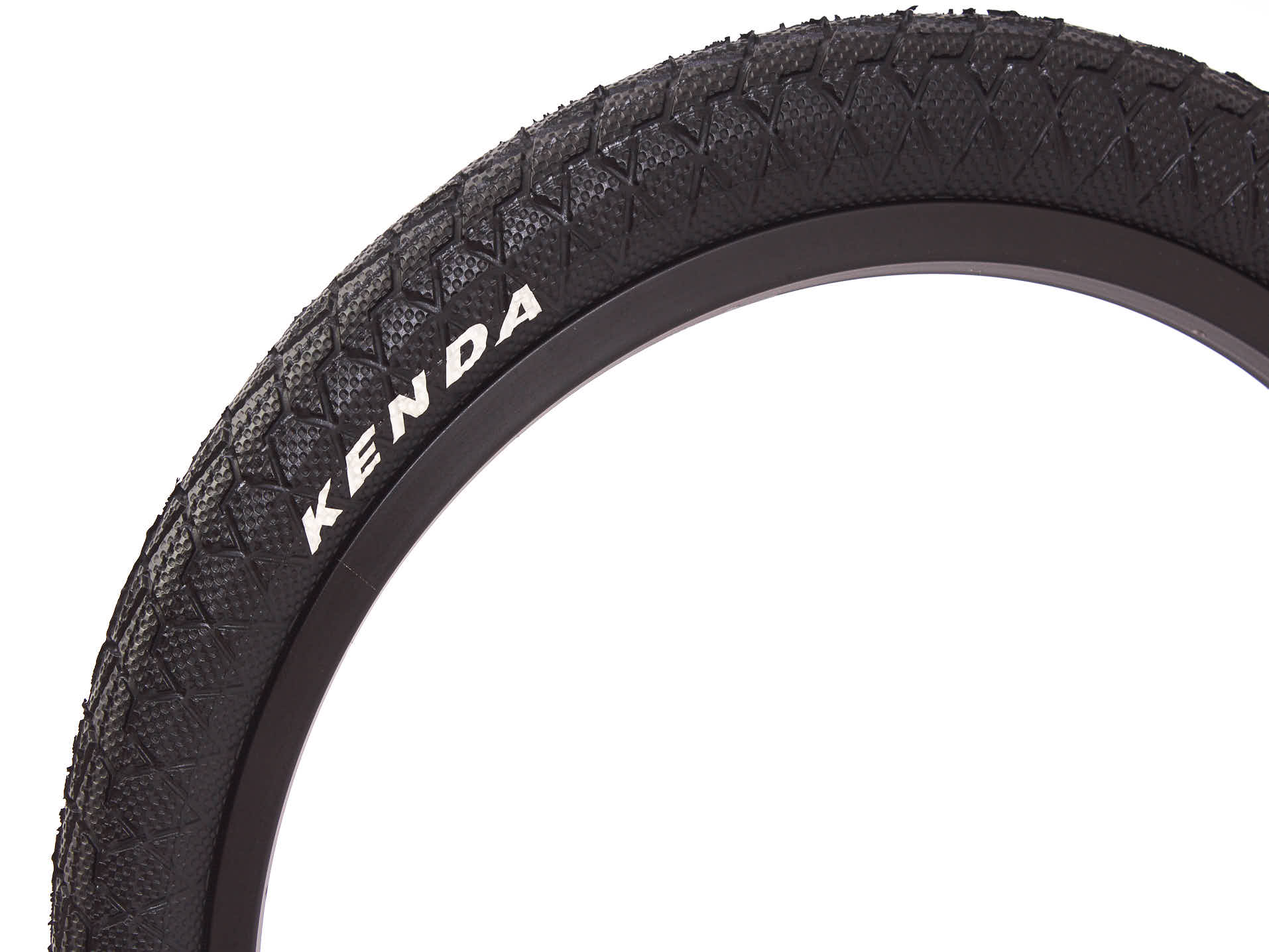 BMX tire set KENDA 20 inch x 1.95 inch black + AV inner tube
