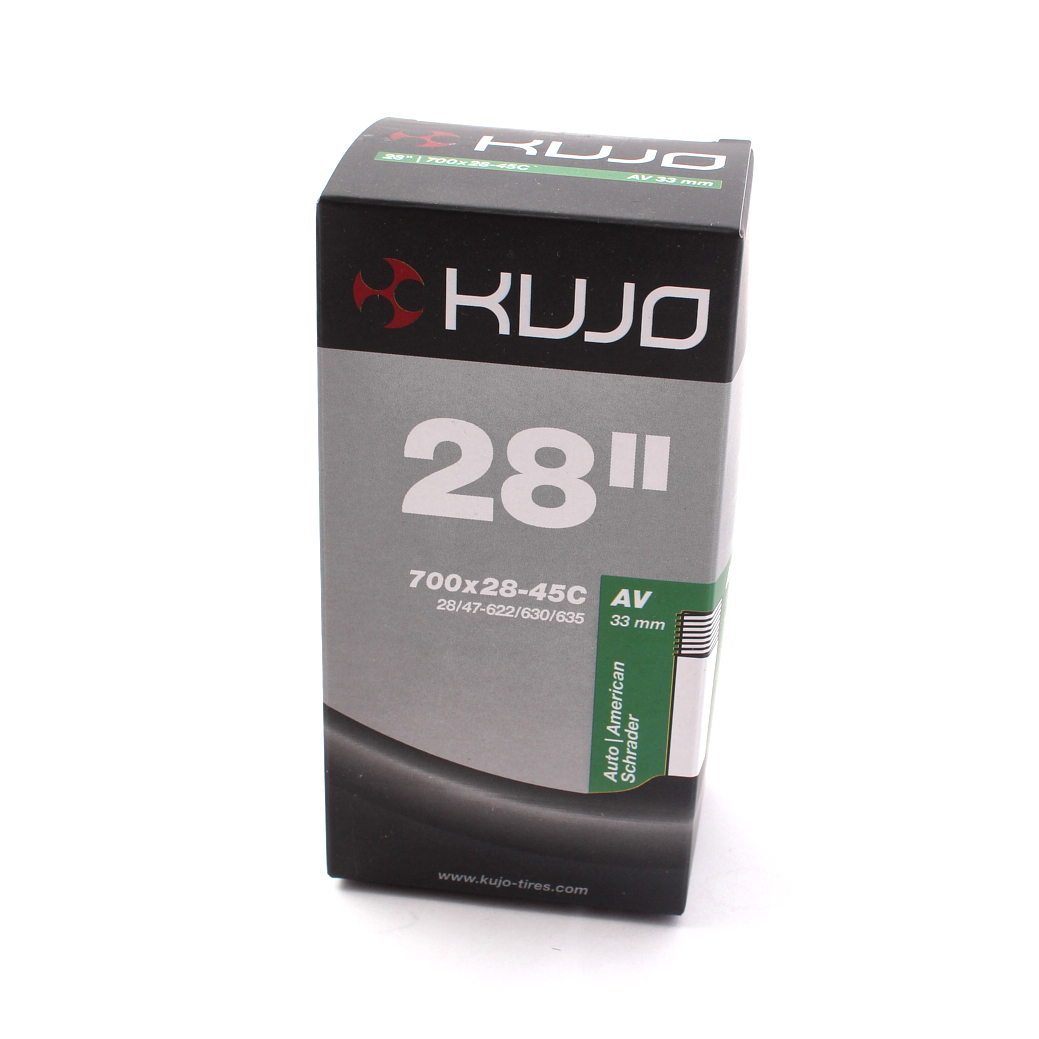 Chambre à air vélo KUJO 28 pouces / 700 x 28-45C AV