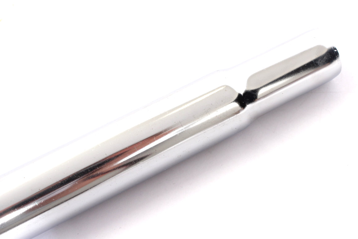 Nahaufnahme Sattelstangenende mit 25,4mm Durchmesser  Nahaufnahme Sattelstangenende mit 25,4mm Durchmesser