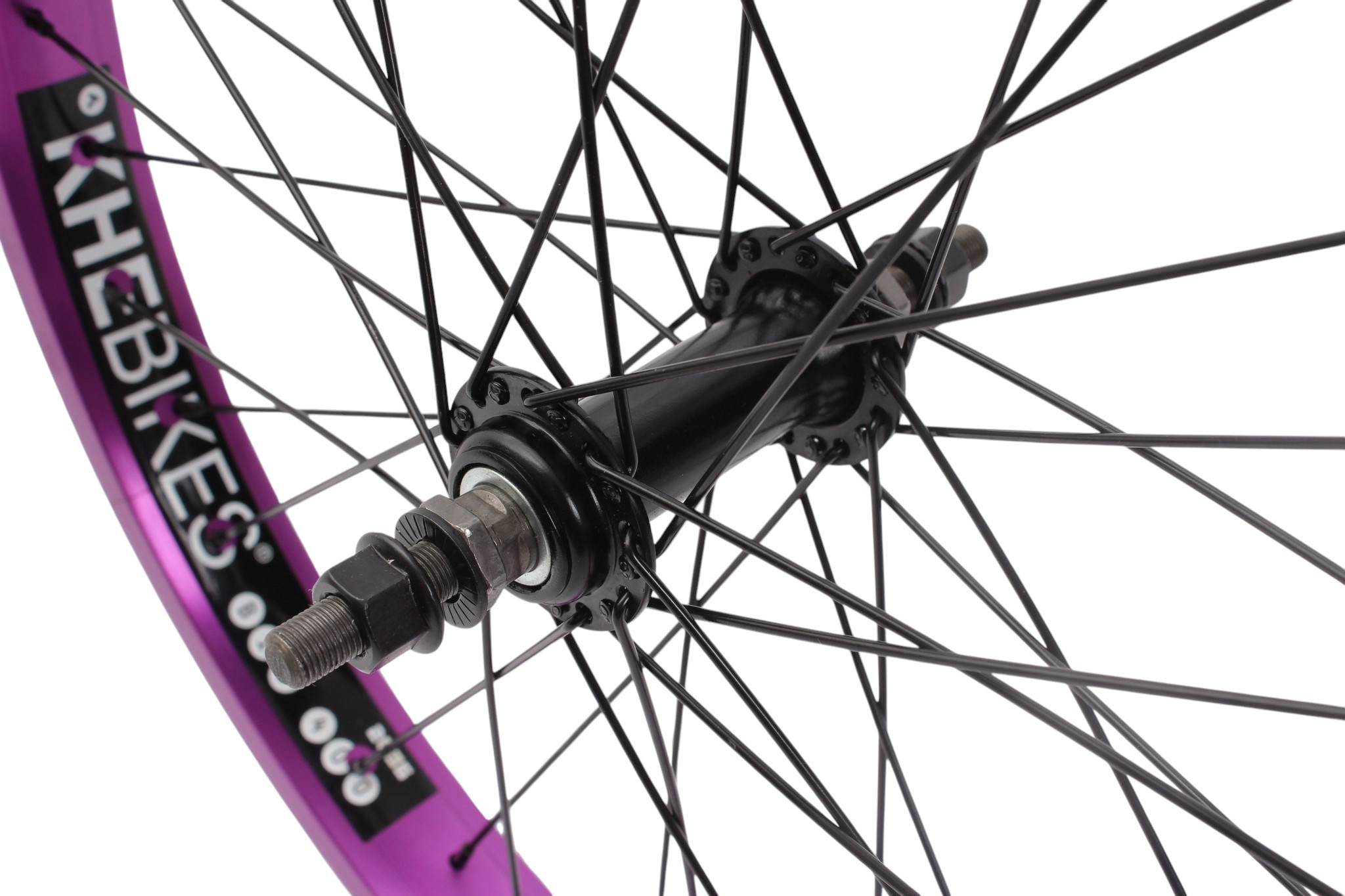 BMX front wheel KHE PRISM 20 inch purple