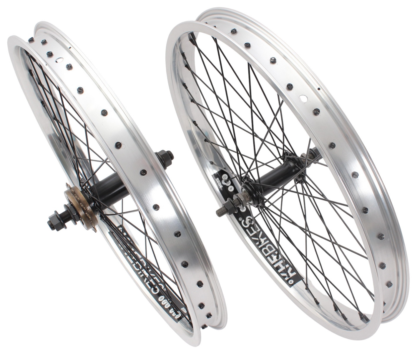 BMX wheelset KHE PRISM 20 inch silver