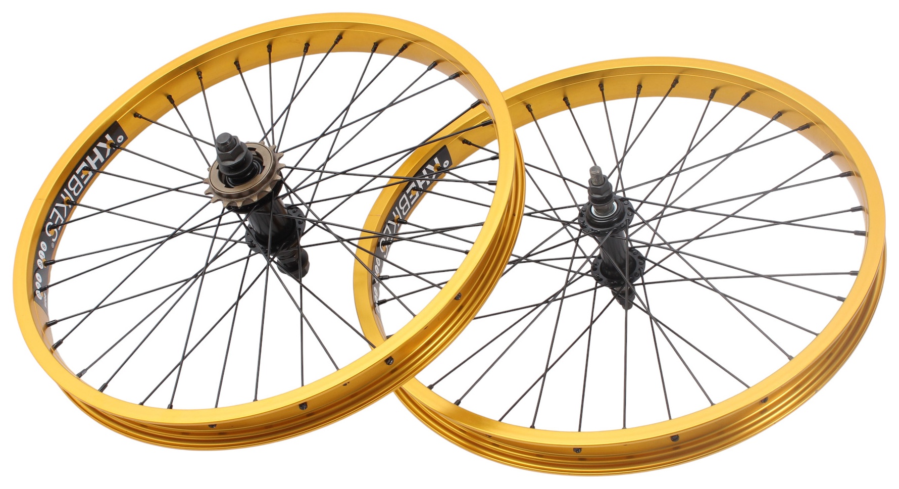 BMX wheelset KHE PRISM 20 inch gold