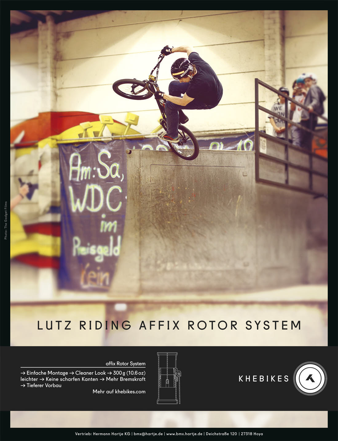Kit rotor BMX (changer l'anneau PVC) KHE AFFIX