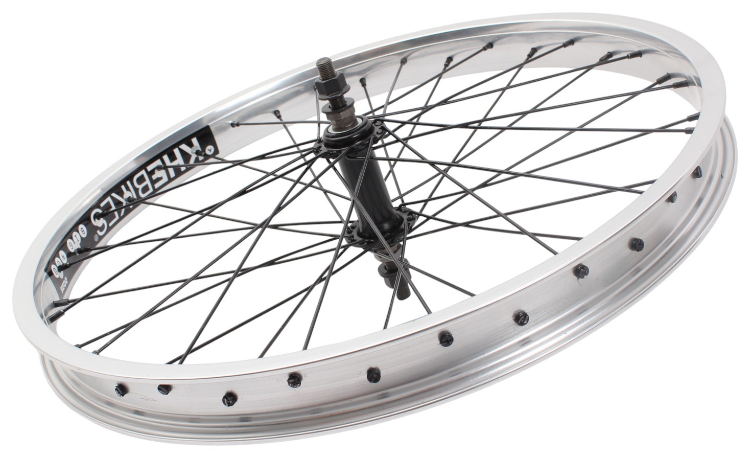 BMX front wheel KHE PRISM 20 inch silver