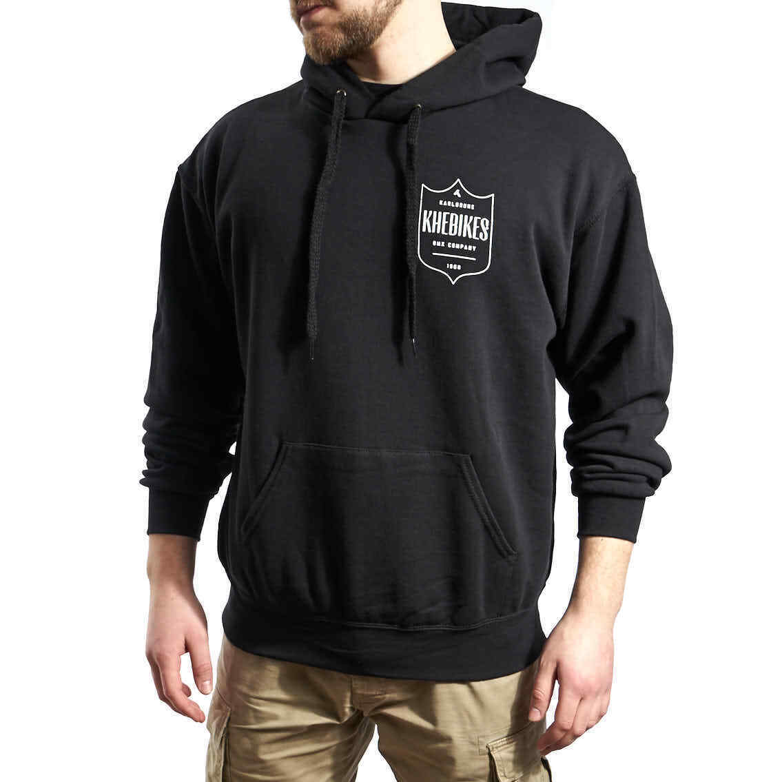 Hoodie "Shield" von KHE in Schwarz