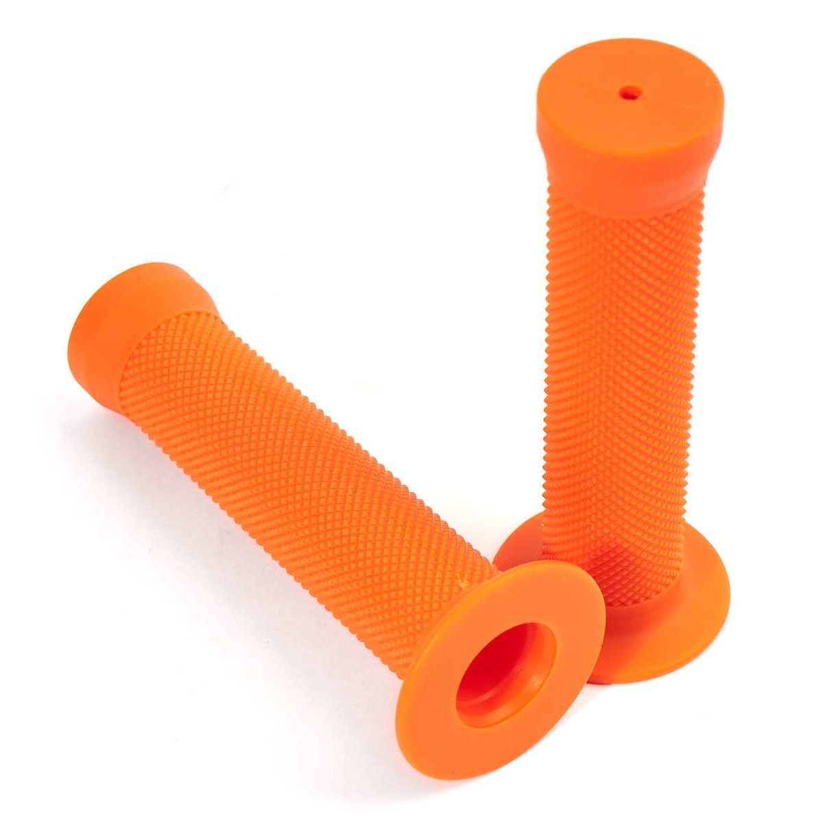 BMX Griffe mit Pyramiden Profil in Orange