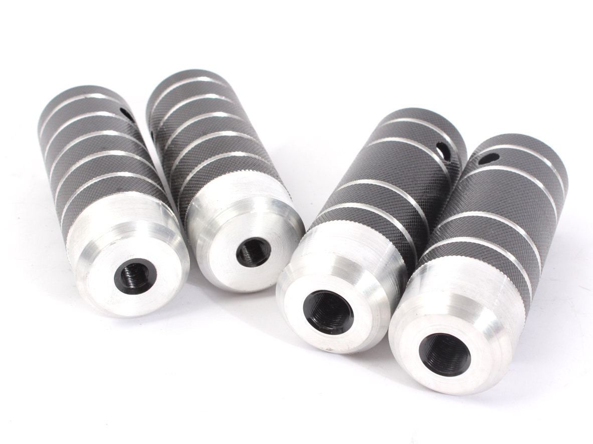 BMX Peg Set KHE COP aluminium 2 paires 10mm (3/8") et 14mm