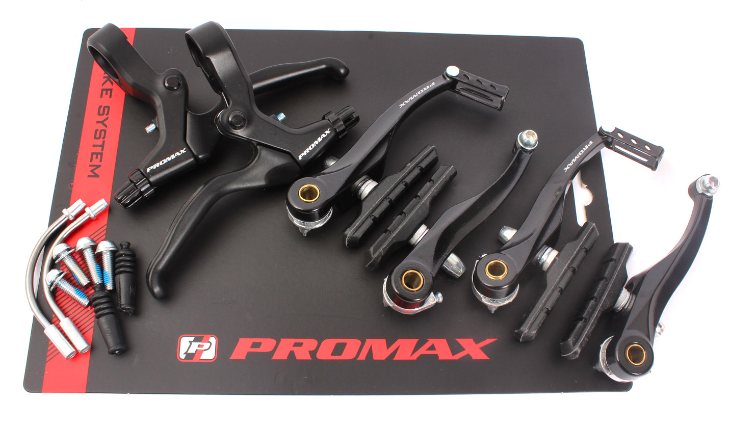 Kit V-brakes BMX avec levier de frein KHE PROMAX