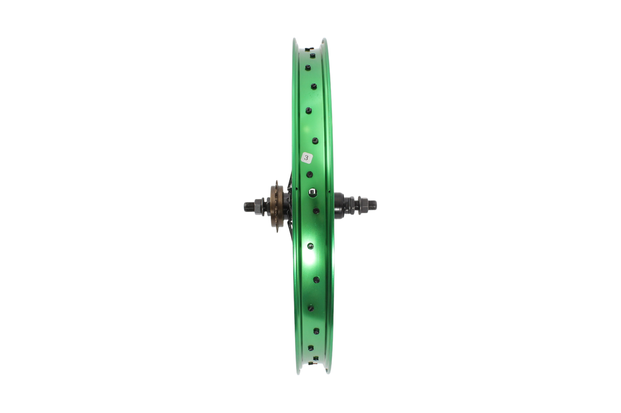BMX Rear Wheel KHE PRISM 20 Inch Green