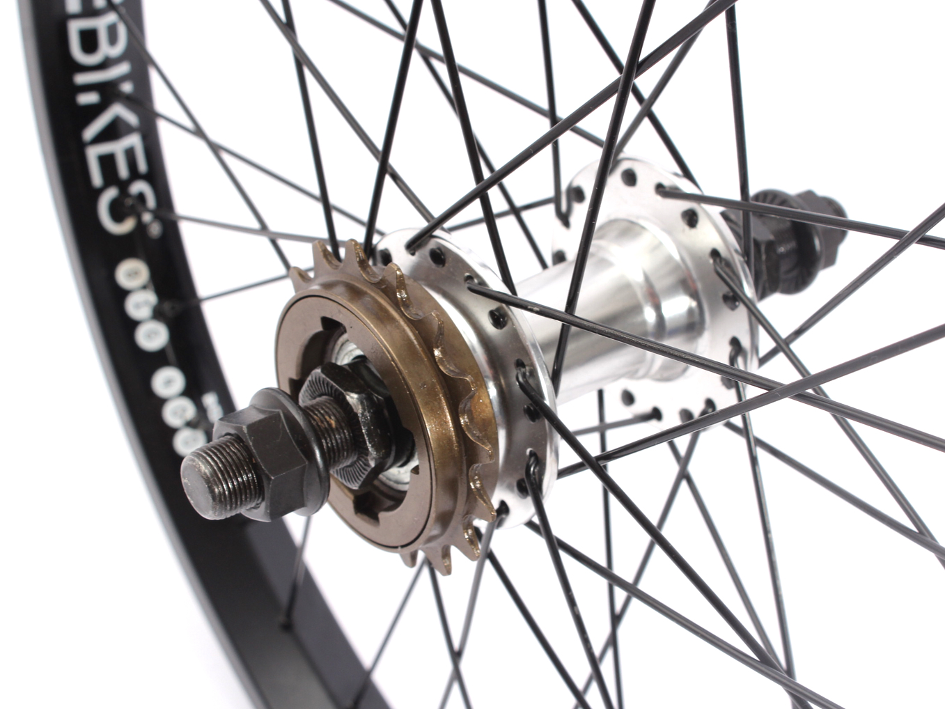 Roue arrière BMX KHE BARCODE 20 pouces 14mm