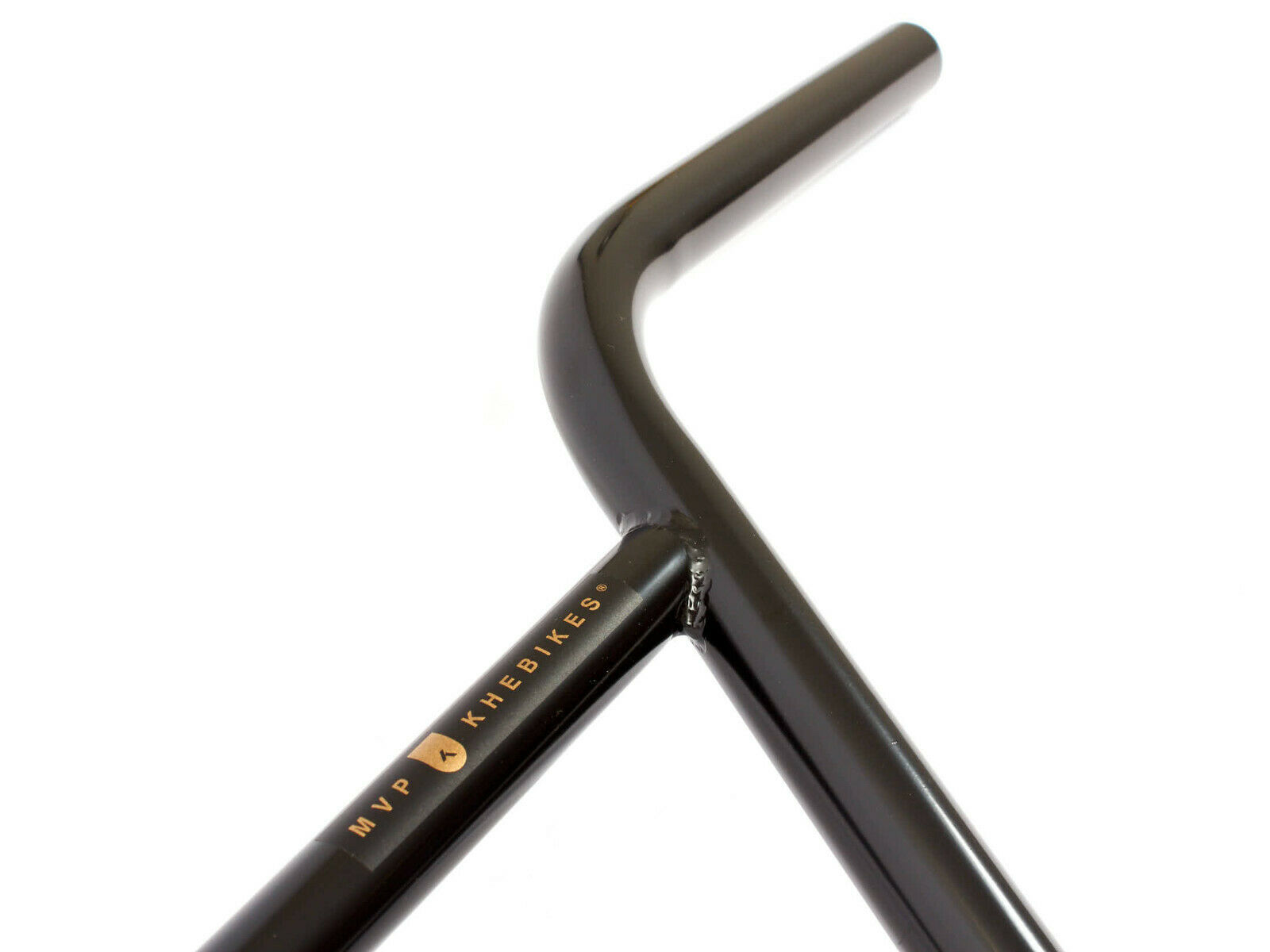 BMX Lenker KHEbikes MVP Nahansicht Logo KHE schwarz BMX Lenker KHEbikes MVP Nahansicht Logo KHE schwarz