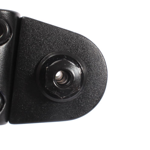 Detailansicht Vorbau Aluminium schwarz