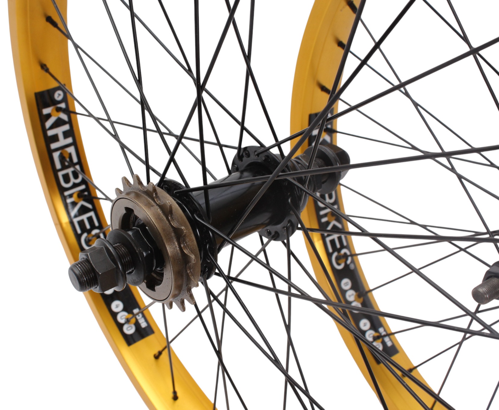 BMX wheelset KHE PRISM 20 inch gold