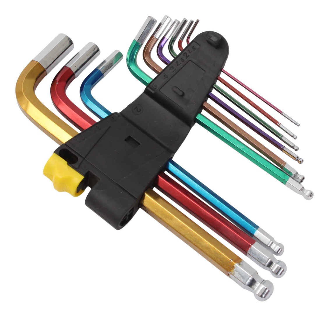 KHE 9-piece hex key set