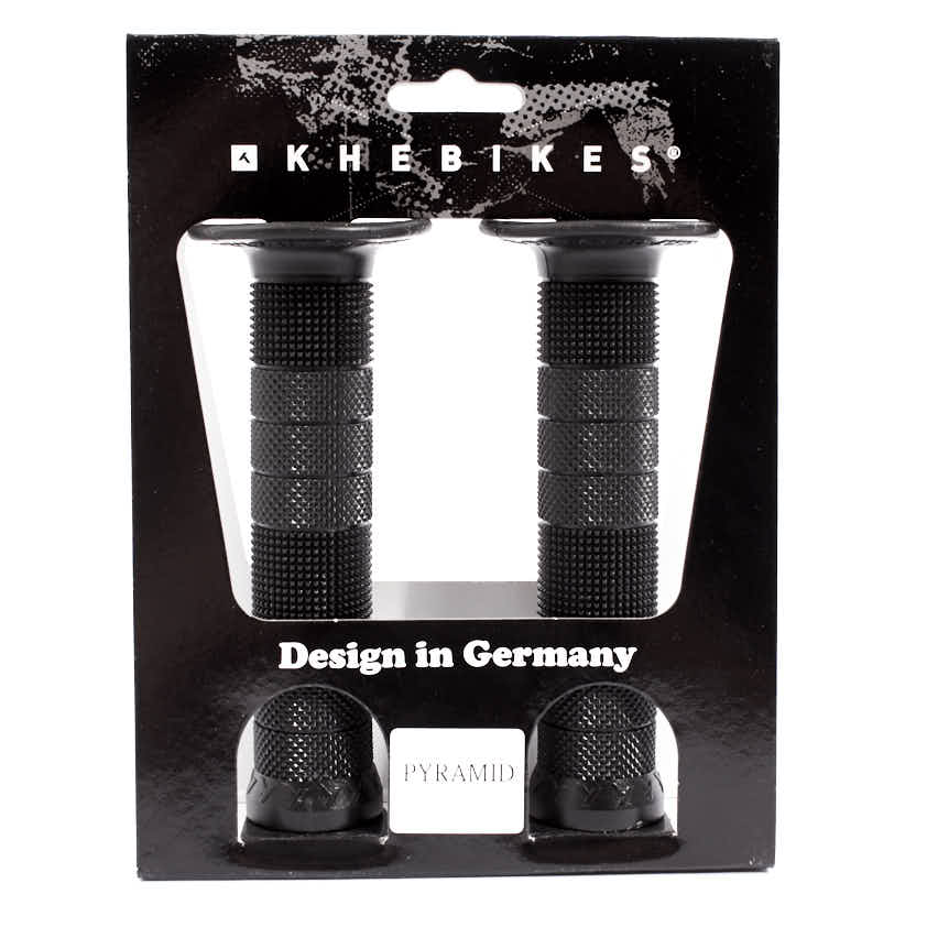 Zwei Schwarze BMX Griffe in Verpackung Zwei Schwarze BMX Griffe in Verpackung