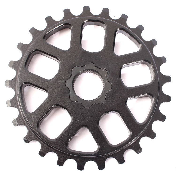 BMX Kettenblatt von Spline Drive in Schwarz