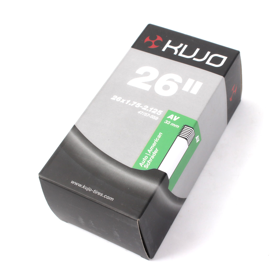 Chambre à air de vélo KUJO 26 x 1,75-2,125 pouces AV