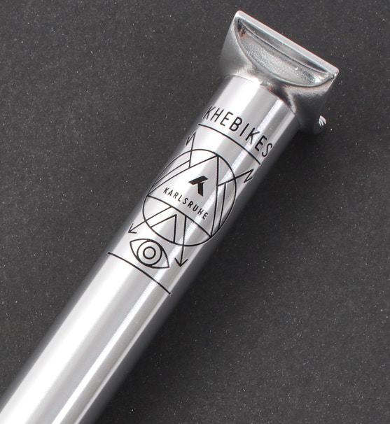 BMX Sattelstange von Pivotal in Silber BMX Sattelstange von Pivotal in Silber