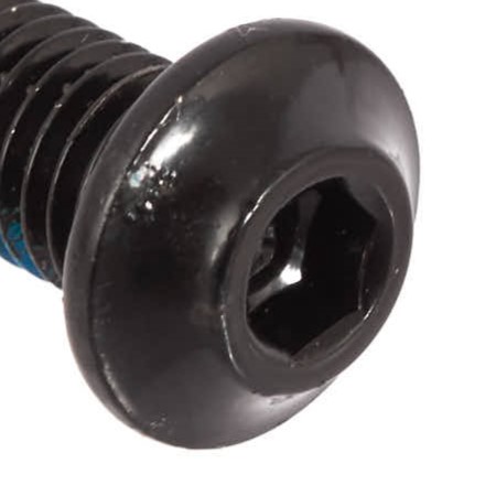 Schwarze Schraube für Sechskant Inbus