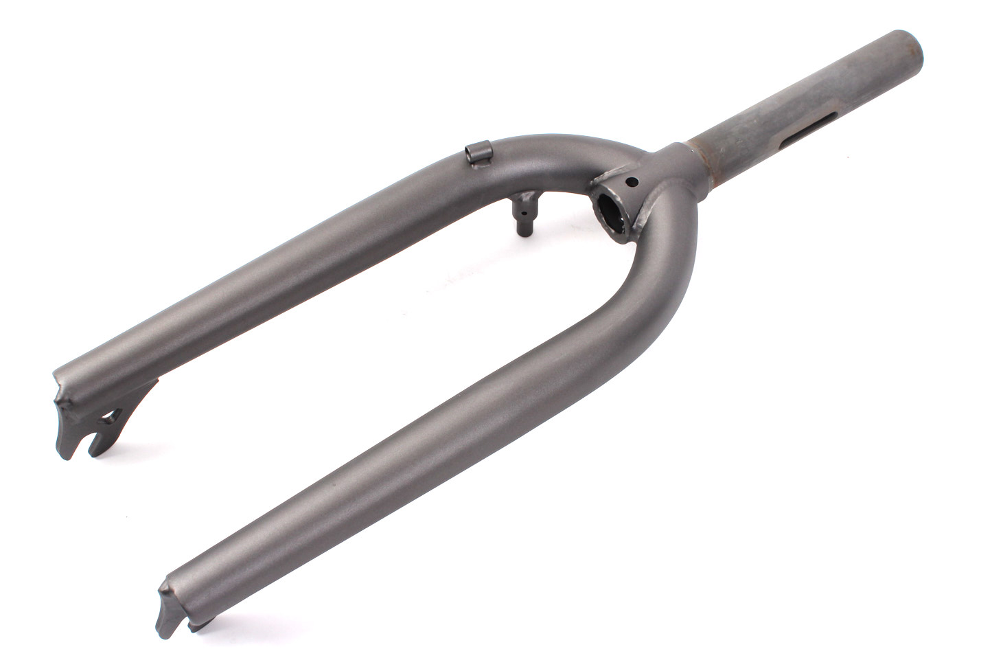 Fourche BMX KHE PLASM 20" HiTen U-Brake AFFIX 1140g 10mm 1 1/8" Gris