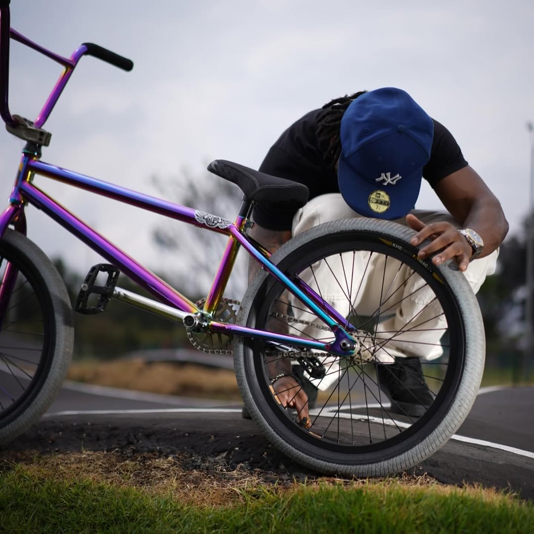 Pneus BMX 2x MAC2+ tringle grise + 2x chambre à air Schwalbe Aerothan