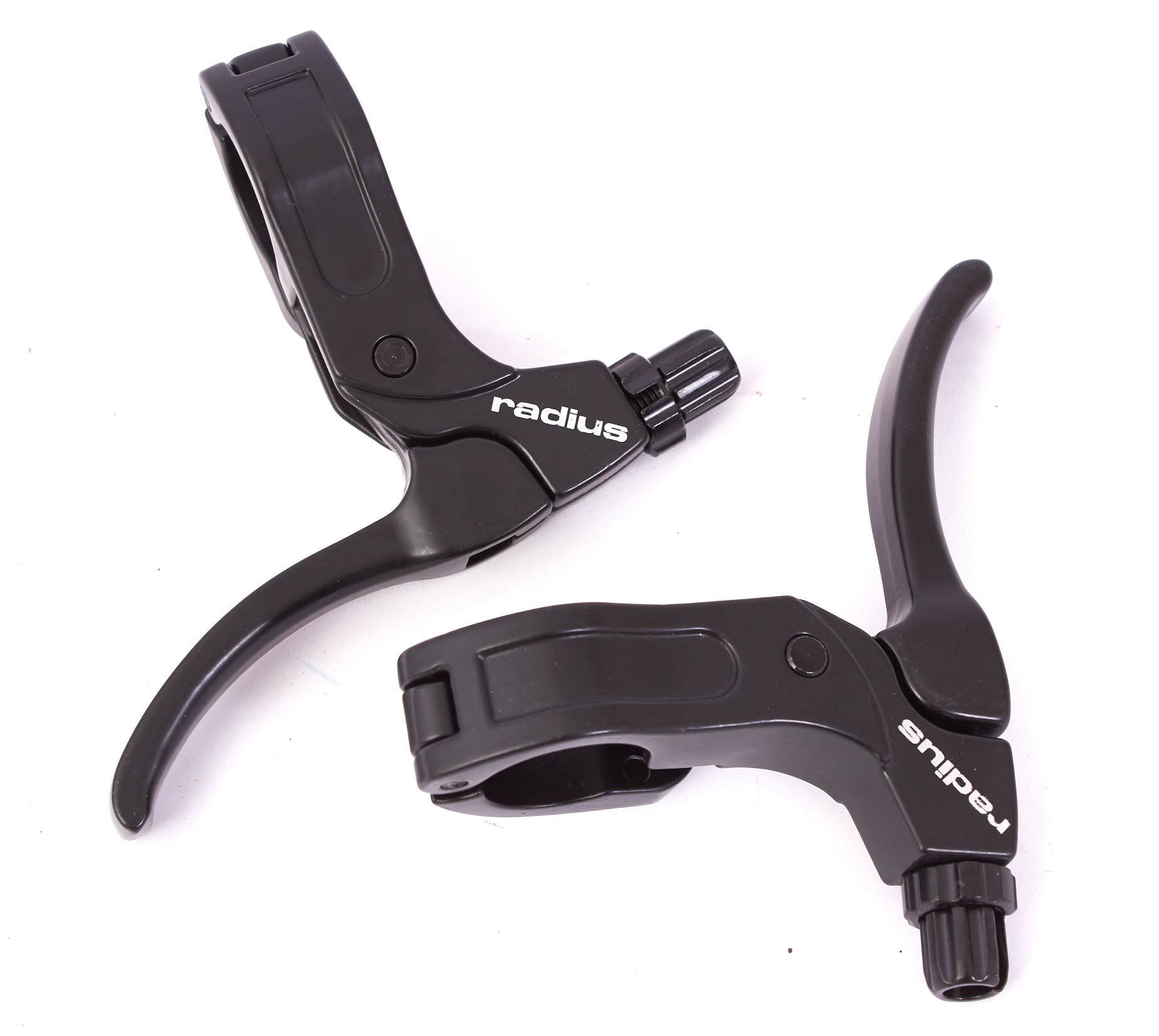 BMX Bremshebel-Set in Schwarz von Radius